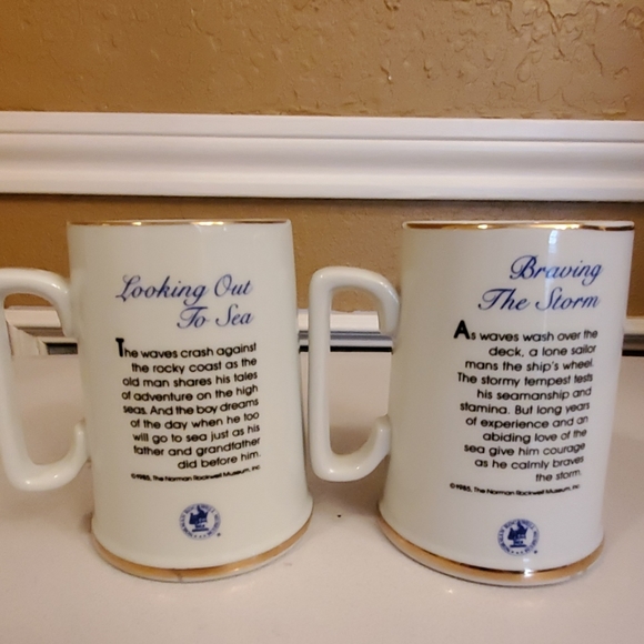 1985 Norman Rockwell Museum Mugs - Picture 5 of 5